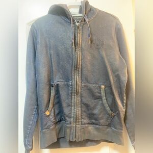 True Religion Men's Black Hoodie Sweater